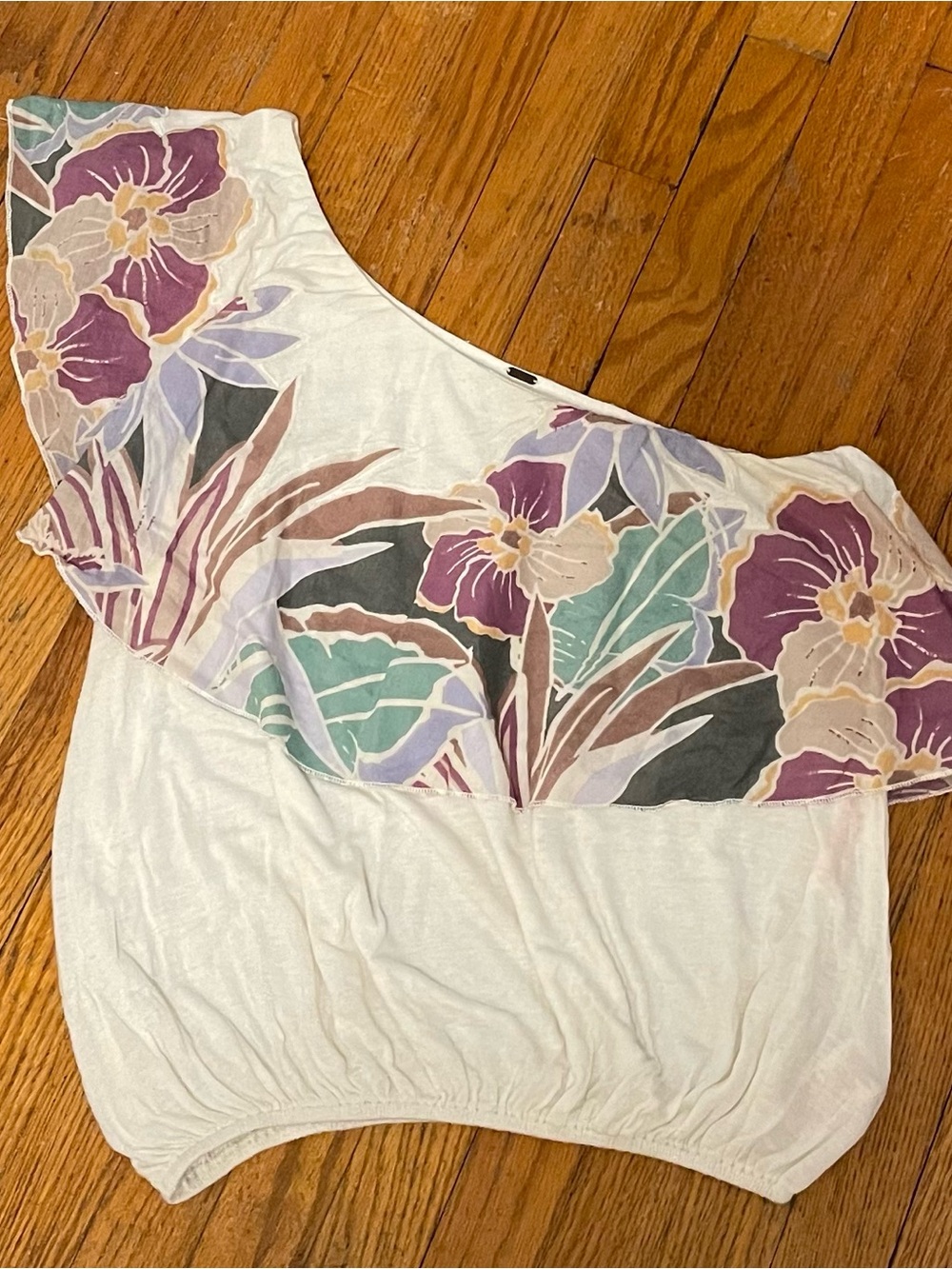 Free People Annka Bubble One-Shoulder Top